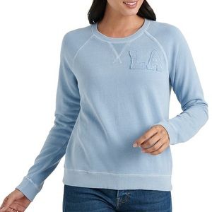 Lucky Brand LA Raglan Crew Neck Sweatshirt XS